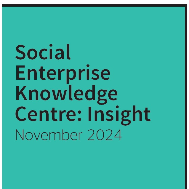 the front cover of the November Social Enterprise Barometer Report